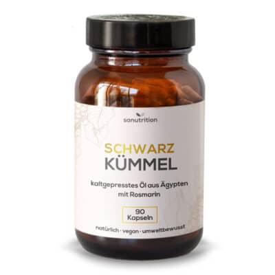 Kaufe Bio Schwarzkümmelöl Kapseln von Sanutrition